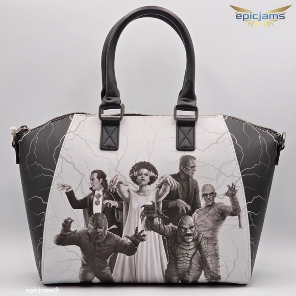 Loungefly Handbags - Loungefly Universal Monsters Glow-In-The-Dark Satchel Bag